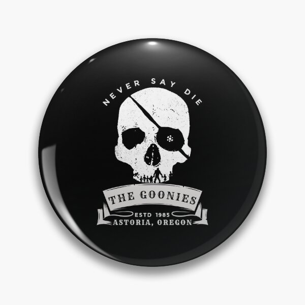 Item preview, Never Say Die – Vintage Skull Emblem Astoria Oregon  designed and sold by Modaozushi216.