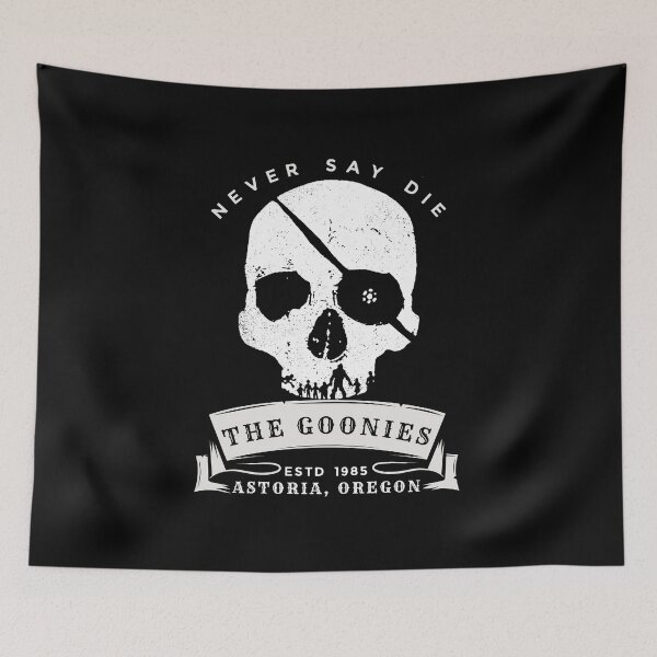 Item preview, Never Say Die – Vintage Skull Emblem Astoria Oregon  designed and sold by Modaozushi216.