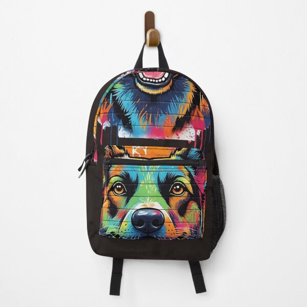 Item preview, Copy of Vibrant Color Splash Dog Art – Neon Abstract Pet Illustration for T-Shirts designed and sold by Art on Cotton.