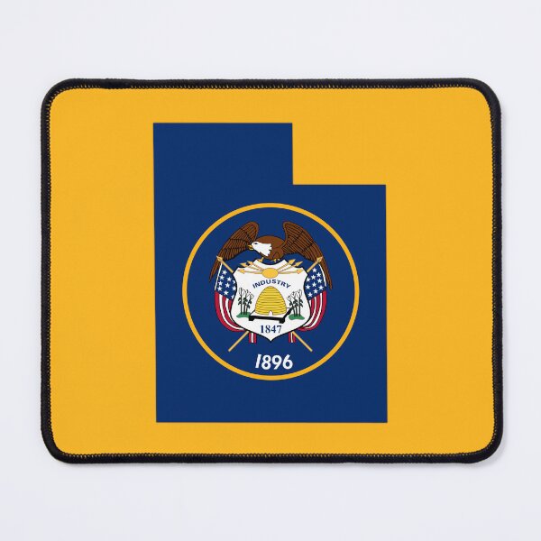Item preview, Utah State Map Silhouette - Vintage Flag Heritage Edition designed and sold by mashmosh.