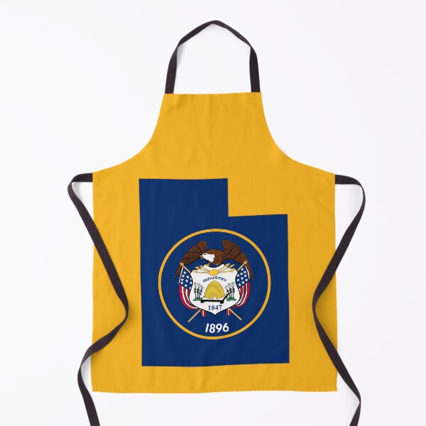 Item preview, Utah State Map Silhouette - Vintage Flag Heritage Edition designed and sold by mashmosh.