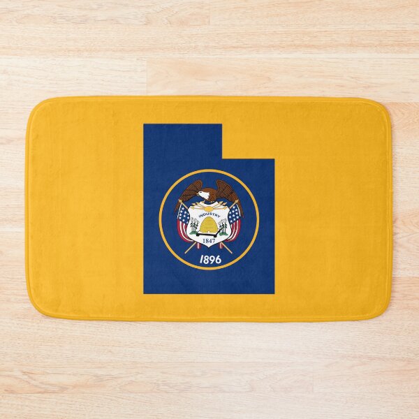 Item preview, Utah State Map Silhouette - Vintage Flag Heritage Edition designed and sold by mashmosh.