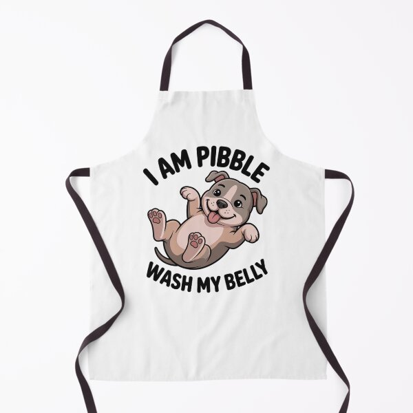 Item preview, I Am Pibble Wash My Belly – Cute Pitbull Dog designed and sold by Tomasz Siennicki.