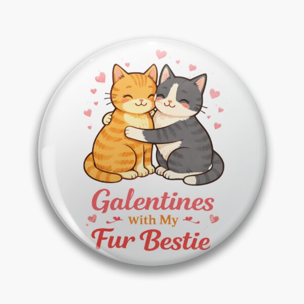 Item preview, Galentines with My Fur Bestie – Cute Cat Friendship designed and sold by PunchDrop.