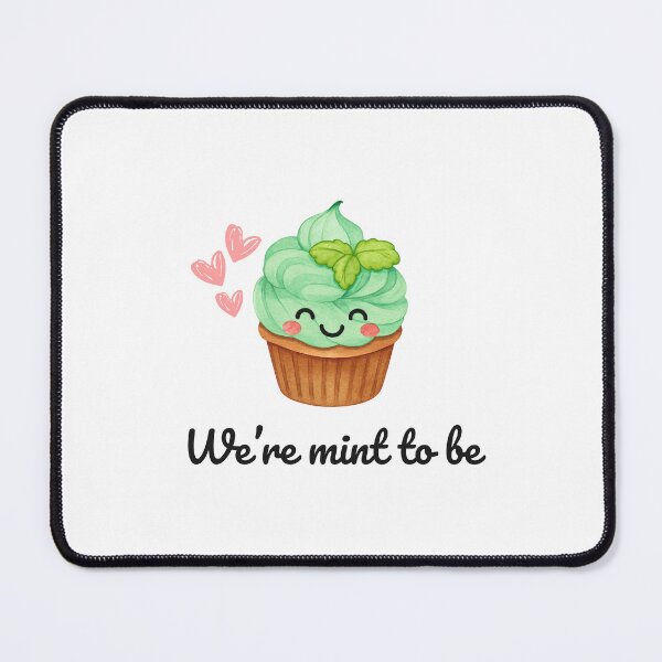 Item preview, We're mint to be - Sweet Mint Ice Cream Valentine's Day Design designed and sold by SparkLuxe.