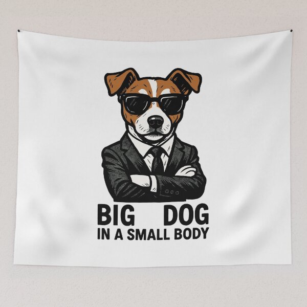 Item preview, Jack Russell Terrier Suit Boss Dog Gift designed and sold by Pineapple-Tree.