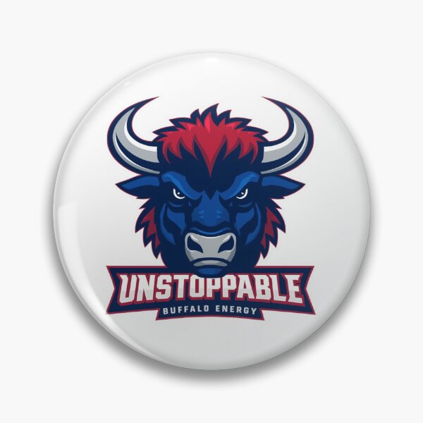 Item preview, Unstoppable Buffalo Energy Powerful Mascot Logo Design designed and sold by Graphic Therapist.