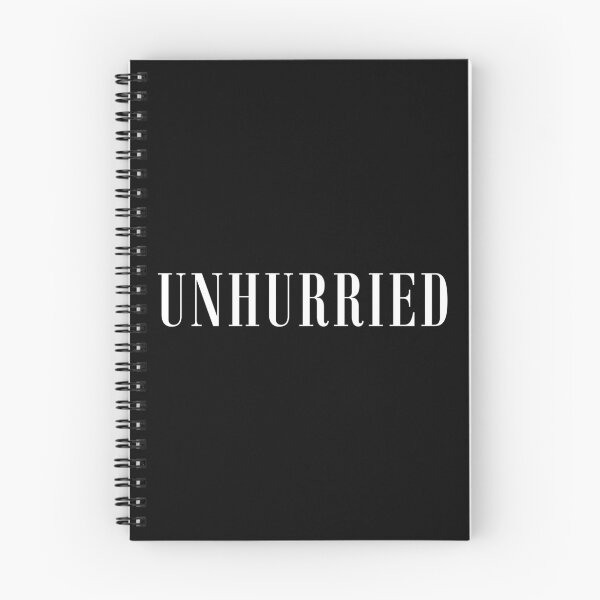 Item preview, Unhurried Minimal Aesthetic Typography T-Shirt | Slow Living Quote Shirt designed and sold by PixelPlush.