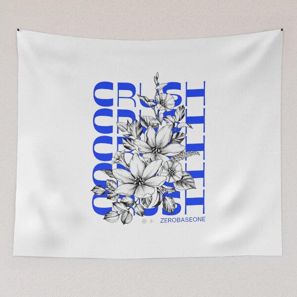 Item preview, Zerobaseone Floral Typography Modern Style designed and sold by Parksandrec234.