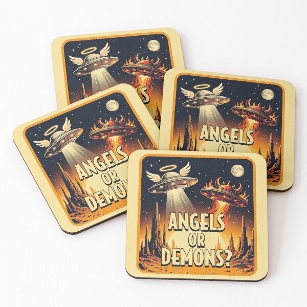 Item preview, Angels or Demons UFO designed and sold by BennyBearProof.
