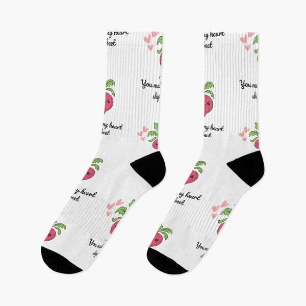 Item preview, You make my heart skip a beet - Sweet Beetroot Valentine's Day Design designed and sold by SparkLuxe.