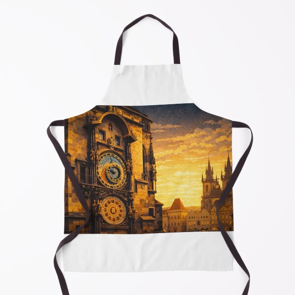 Item preview, Puzzle Golden Hour at Prague Astronomical Clock designed and sold by howeldowel.