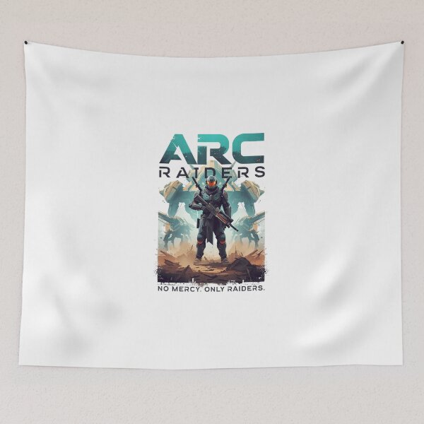 Item preview, No Mercy Only Raiders – Futuristic Sci-Fi Raider Warrior Design designed and sold by Graphic Therapist.
