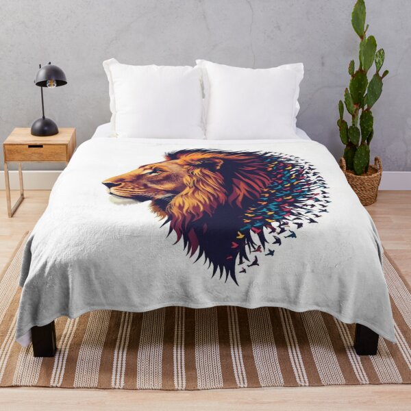Item preview, Majestic One-Line Lion Silhouette Design designed and sold by Wonderful Designs.