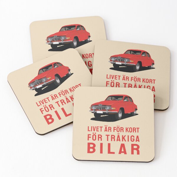 Item preview, Livet är för kort för tråkiga bilar - Saab 96 designed and sold by knappidesign.