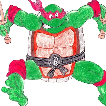 Artwork thumbnail, TMNT - Raphael by Alaina Ellington