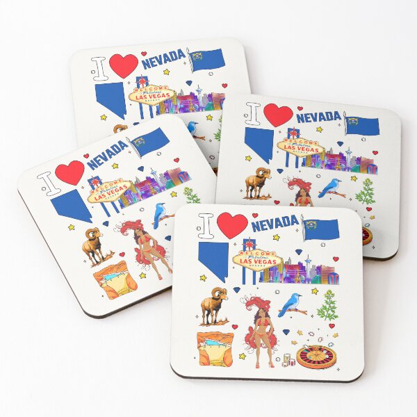Item preview, Nevada State Pride - Las Vegas Landmarks & Symbols designed and sold by mashmosh.