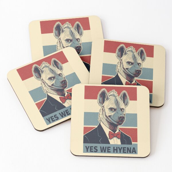 Item preview, Yes We Hyena - Political Animal designed and sold by MOFAPPAREL.