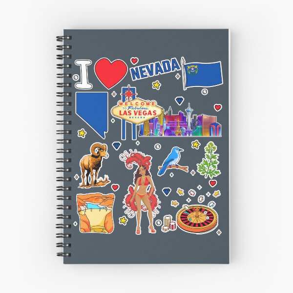 Item preview, Ultimate Nevada & Las Vegas Sticker Pack Style Art designed and sold by mashmosh.