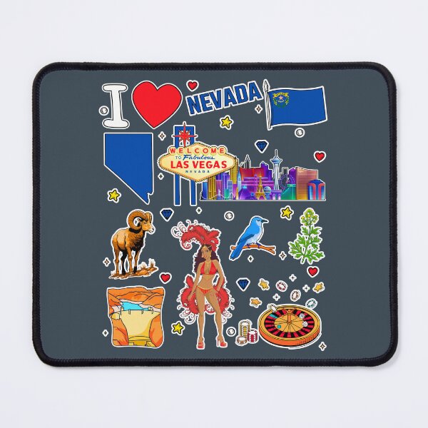 Item preview, Ultimate Nevada & Las Vegas Sticker Pack Style Art designed and sold by mashmosh.