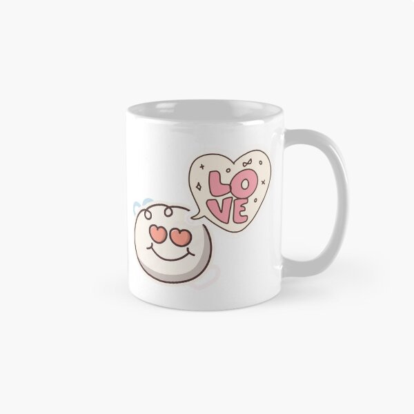 Item preview, Cute Love Emoji with Heart Eyes – Kawaii Love Illustration designed and sold by hallwell.