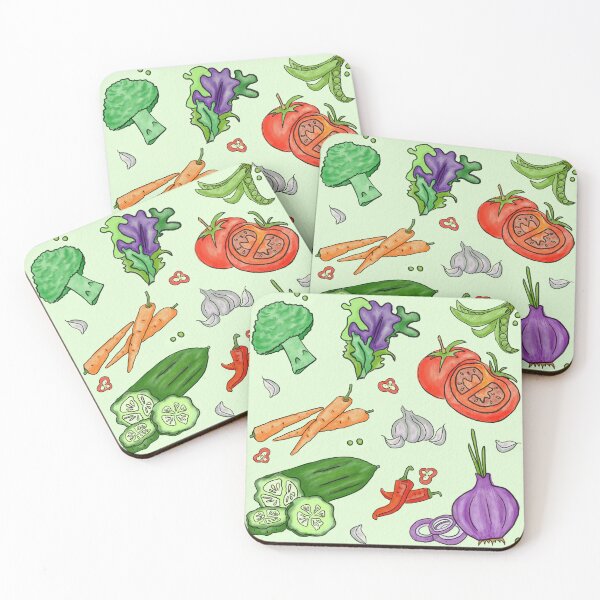 Item preview, The veggie patch harvest - fresh garden vegetable pattern designed and sold by alanamaeart.