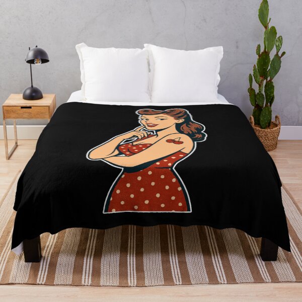 Item preview, Rockabilly Pin-Up Victory Rolls Retro Gift  designed and sold by Pineapple-Tree.