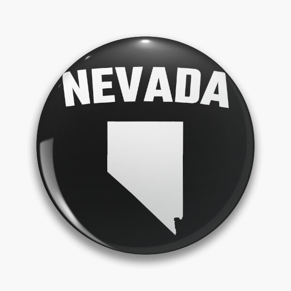 Item preview, Nevada State Silhouette - Classic Minimalist White Graphic designed and sold by mashmosh.