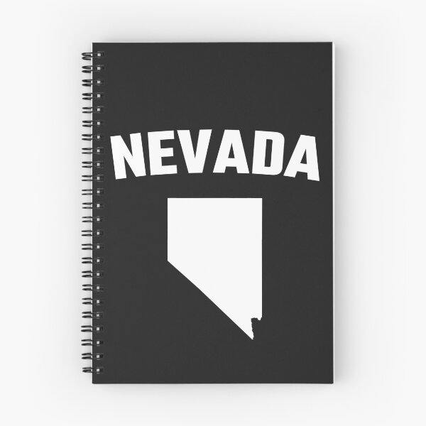 Item preview, Nevada State Silhouette - Classic Minimalist White Graphic designed and sold by mashmosh.