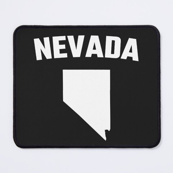 Item preview, Nevada State Silhouette - Classic Minimalist White Graphic designed and sold by mashmosh.