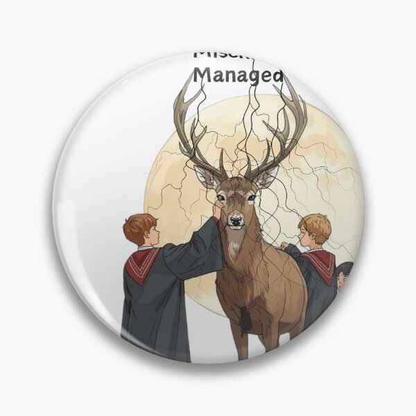 Item preview, Majestic Stag & the Marauders boys | Nostalgic Childhood Art| Moonlit Friendship designed and sold by Fanatic Nerd.