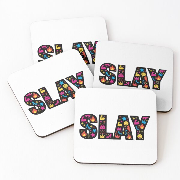 Item preview, SLAY – Confidence Culture Sticker designed and sold by Imaginarium of Chaos falcon88 .