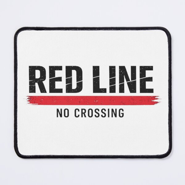 Item preview, Red Line No Crossing designed and sold by REDLN.