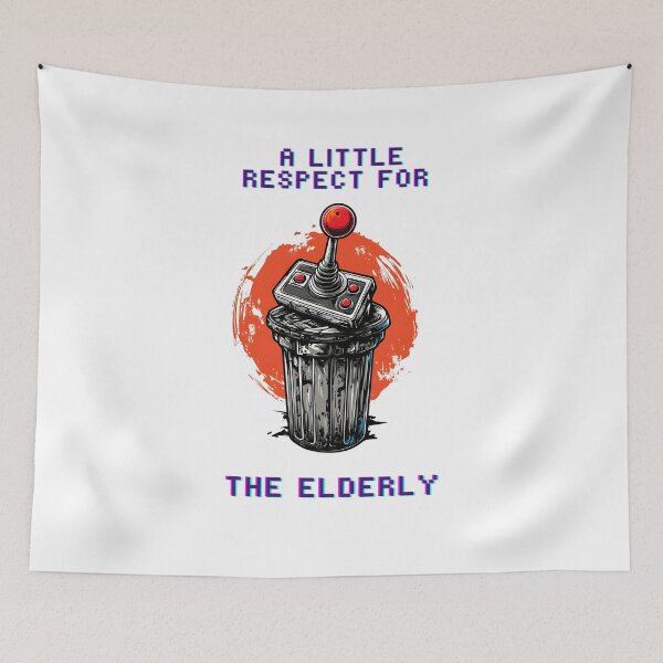 Item preview, Respect Your Elders Gaming Control Retro designed and sold by PigmalionArt.