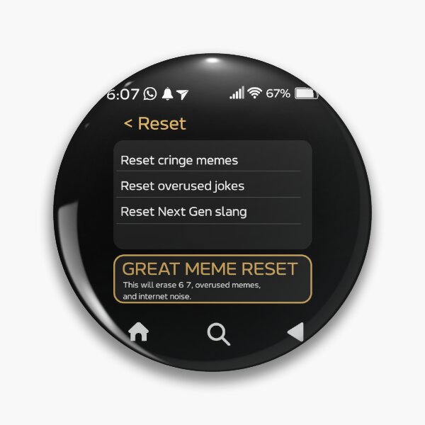 Item preview, Great Meme Reset designed and sold by EwaVerse.