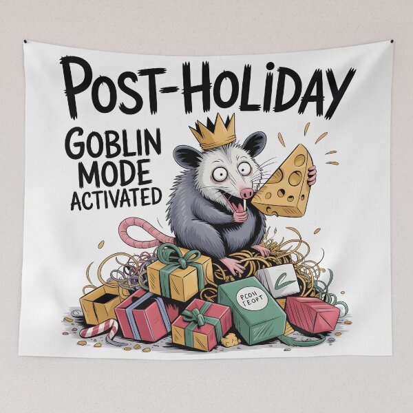 Item preview, Post-Holiday Goblin Mode Activated designed and sold by Bal Drops.