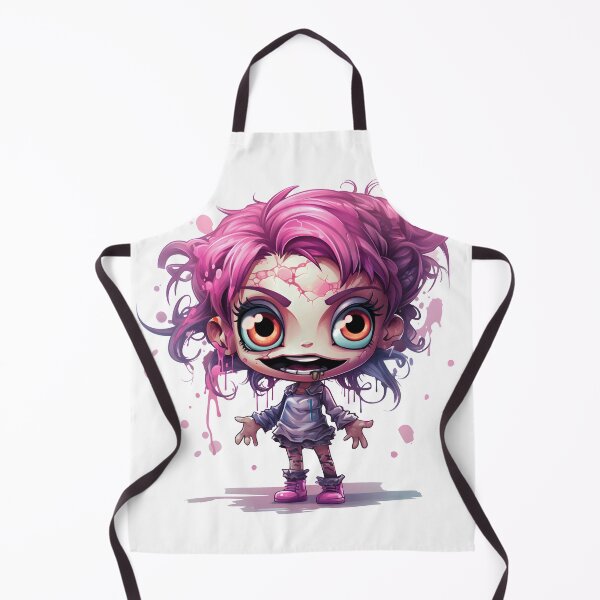 Item preview, Cute Pink Zombie Girl Kawaii Monster designed and sold by LunaPixelStudio.