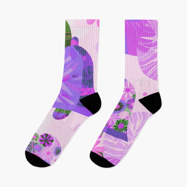 Item preview, Purple Bloom Shapes designed and sold by joycrysstudio.