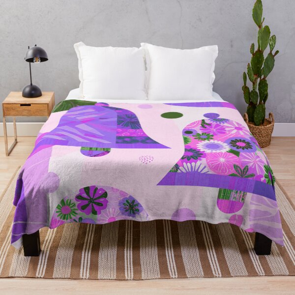 Item preview, Purple Bloom Shapes designed and sold by joycrysstudio.