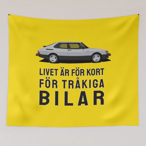 Item preview, Livet är för kort för tråkiga bilar - Saab 900 Turbo designed and sold by knappidesign.