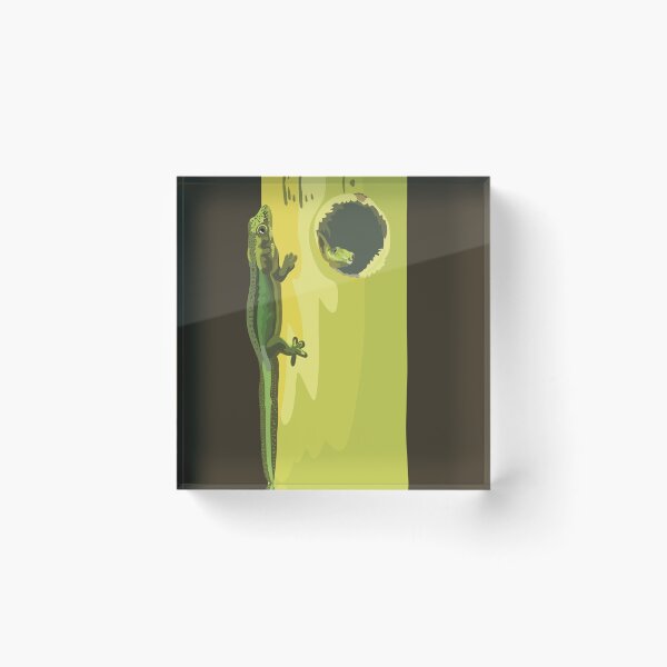 Item preview, Y is for Yellow Headed Day Gecko, Yellow-headed Day Gecko | Reptile & Wildlife Art Design designed and sold by PrettylittlepastelUk.