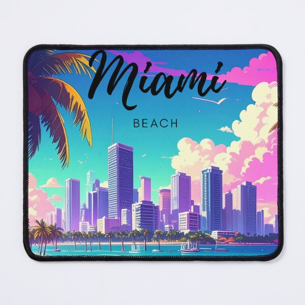 Item preview, Miami beach designed and sold by RadiantGraphics.