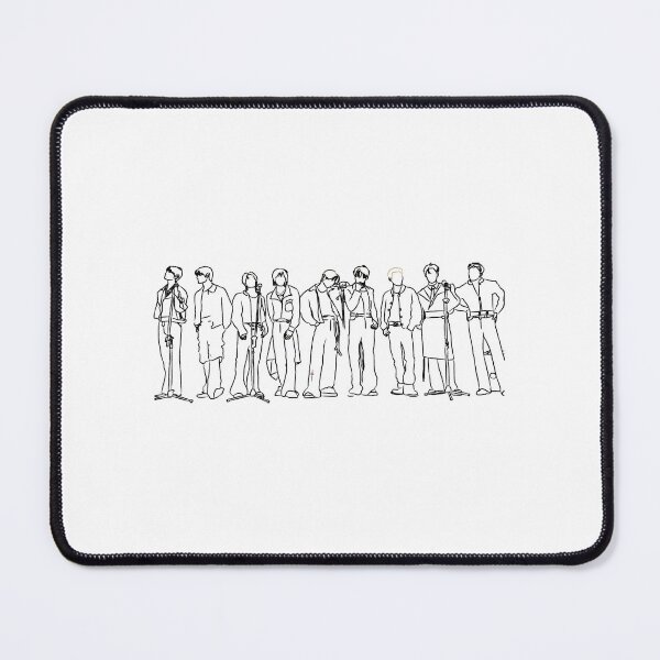 Item preview, Zerobaseone Lineup Minimal Outline Group designed and sold by Parksandrec234.