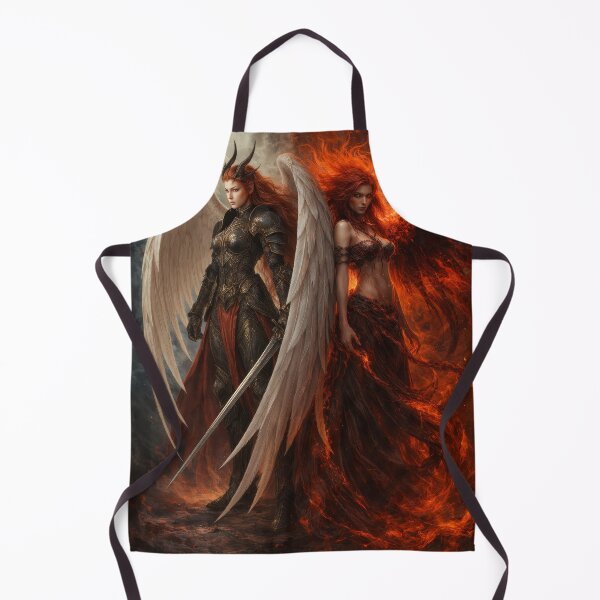 Item preview, Duality of Flame and Light: Angelic Warrior vs Fire Queen designed and sold by Daagath.