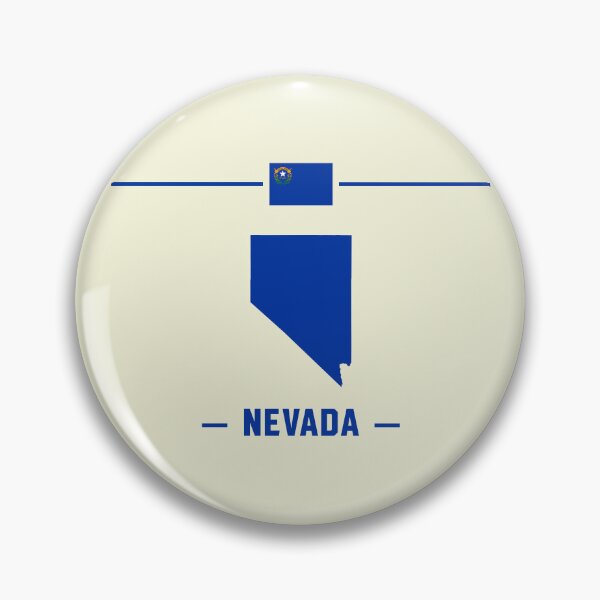 Artikelvorschau, Nevada-Staatsstolz – Klassische blaue Silhouette & Flagge entworfen und verkauft von mashmosh.