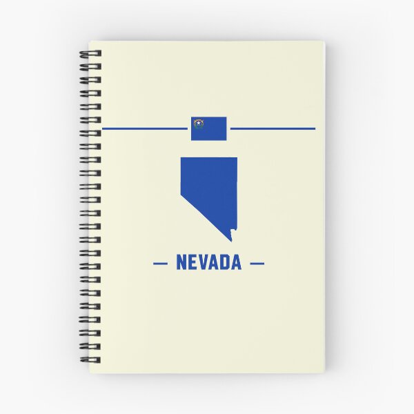 Item preview, Nevada State Pride - Classic Blue Silhouette & Flag designed and sold by mashmosh.