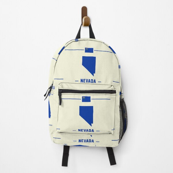 Item preview, Nevada State Pride - Classic Blue Silhouette & Flag designed and sold by mashmosh.