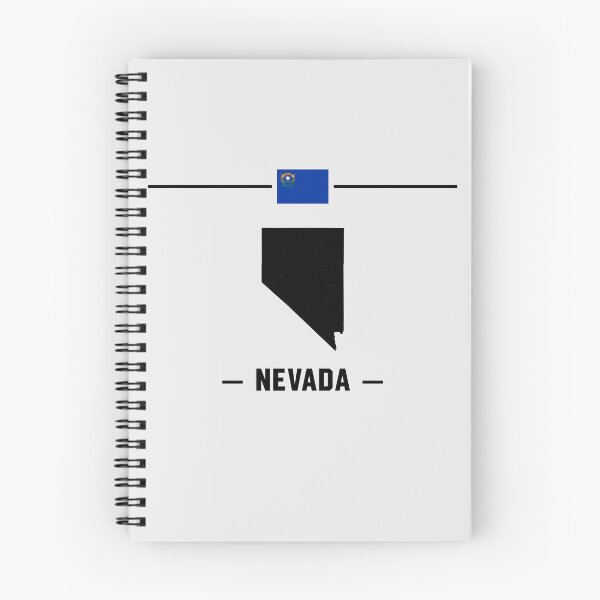 Item preview, Nevada State Silhouette & Flag - Minimalist Silver State Pride designed and sold by mashmosh.
