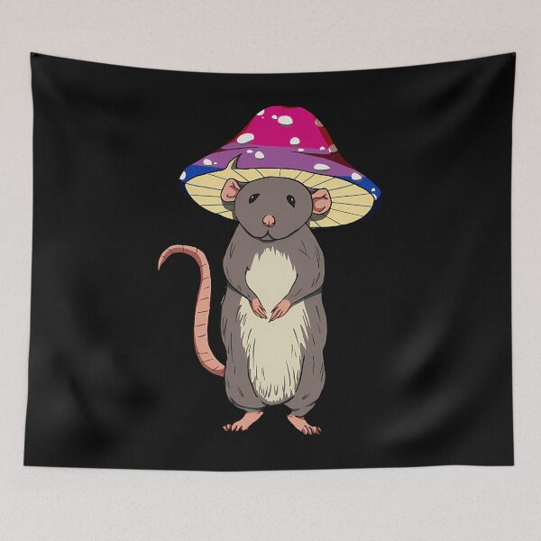 Artikelvorschau, Bisexuelle Ratte mit Pilz-Chibi-Stolz entworfen und verkauft von aminabreemulc.