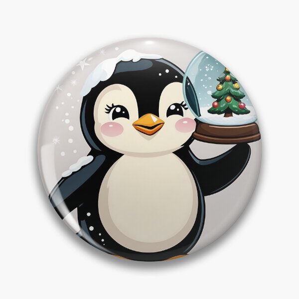 Item preview, Penguin Holding Snow Globe designed and sold by BankMano.